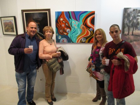 con Universo Creativo expuesto 15 de Octubre con Magenta en el Tomás y valiente